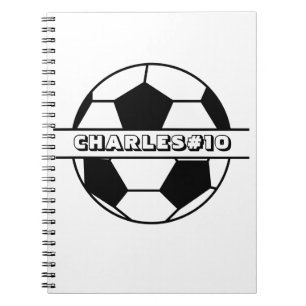 Cahier photo spirale de football personnalisé