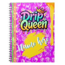 cahier photo spirale drip queen