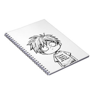 Cahier photo spirale garçon anime chibi drôle