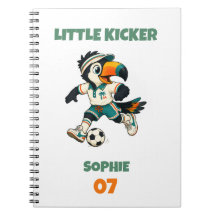 Cahier pour enfants avec nom personnalisé Football