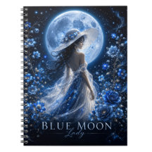Cahier Premium Blue Moon Lady Version Sombre