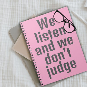 Cahier rose citation drôle