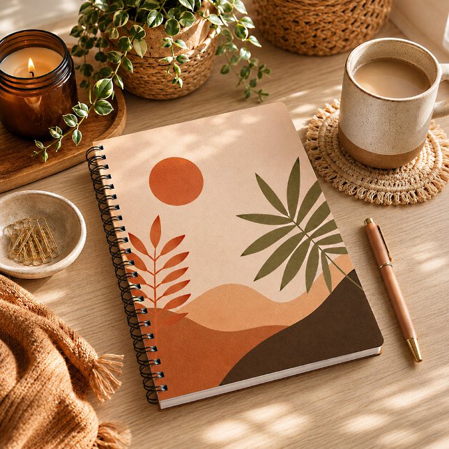 Cahier Soleil du désert Boho (Boho Desert Sun Notebook
)