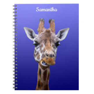 Cahier spiral girafe