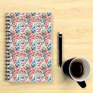 Cahier Spirale Aquarelle Fleur Sauvage Coquelicot