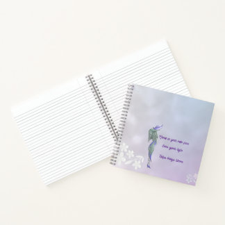 Cahier spiralé au calme raffiné