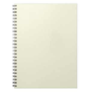 Cahier spiralé beige