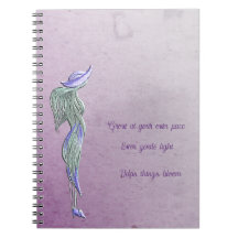 Cahier spirale calme raffiné