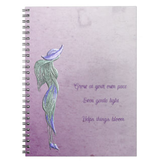 Cahier spirale calme raffiné
