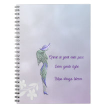 Cahier spirale calme raffiné