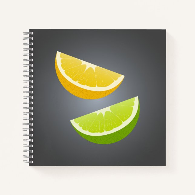 Cahier Spirale Citron & Lime (Devant)
