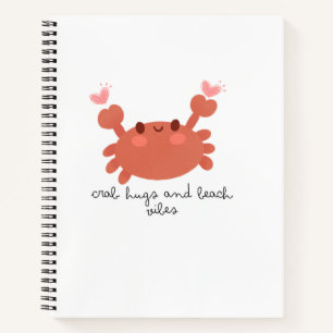 Cahier spirale crabe