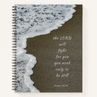Cahier spiralé de versets bibliques de la plage Se