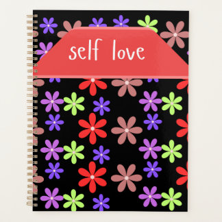 Cahier Spirale Esthétique Fleur Élégant d'Amour de