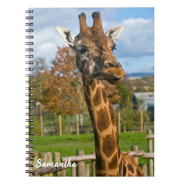 Cahier spiralé girafe (Devant)
