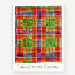 Cahier Spirale MAC RAE TARTAN 8.5x11