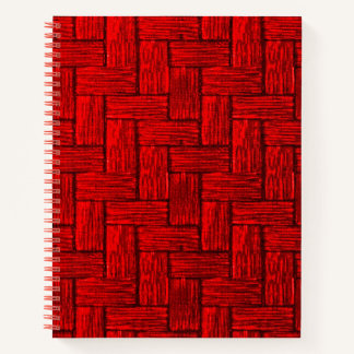 Cahier Spirale Maze Crimson
