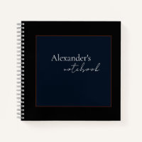 Cahier Spirale Moderne