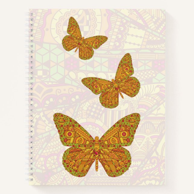 Cahier spiralé Monarque indien (Devant)