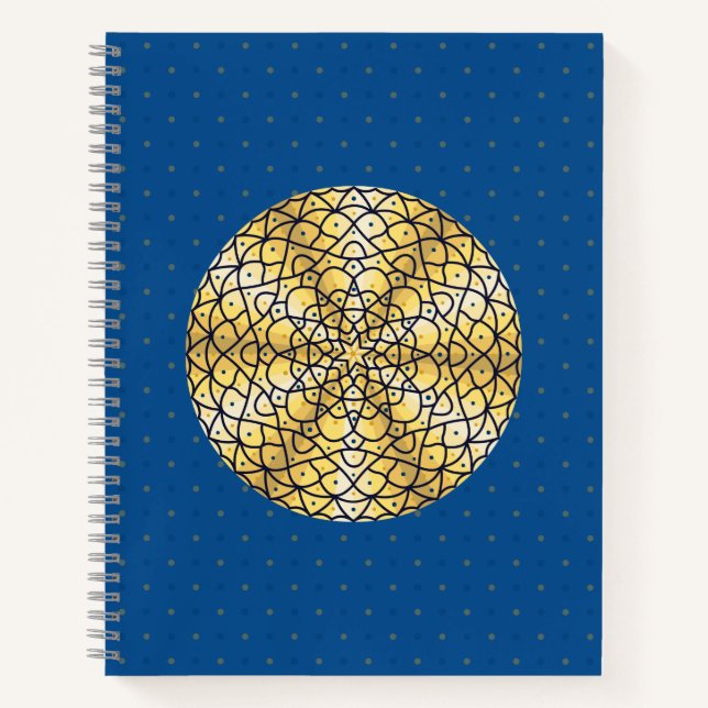 Cahier Spirale Soleil Céleste (Devant)