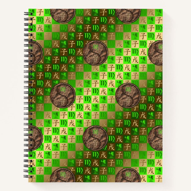 Cahier Spirale Vierge & Rat de Terre (Devant)