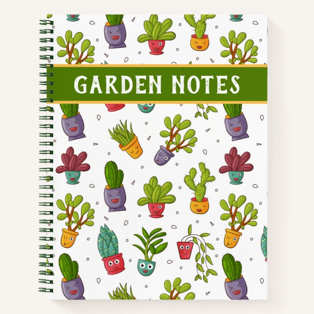 Cahier Succulente, Cactus, Désert (Devant)