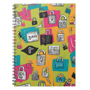 Cahier vibrant avec un design original et cool