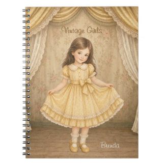Cahier Vintage Girls avec Brenda