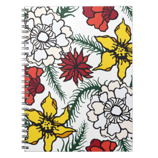 Cahiers à spirale Fleur pour les amoureux de la na