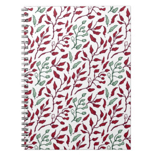 Cahiers à spirale floraux pour une prise de notes