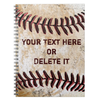 Cahiers de Baseball Vintage Personnalisés VOTRE TE