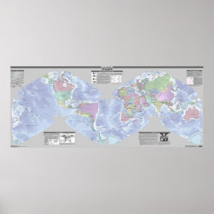 Cahill-Keyes World Political Map Poster
