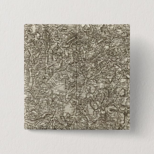 Cahors 2 Inch Square Button (Front)