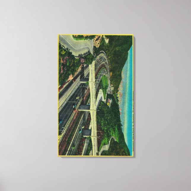 Cahuenga Freeway, Gateway to Hollywood Canvas Print (Front)