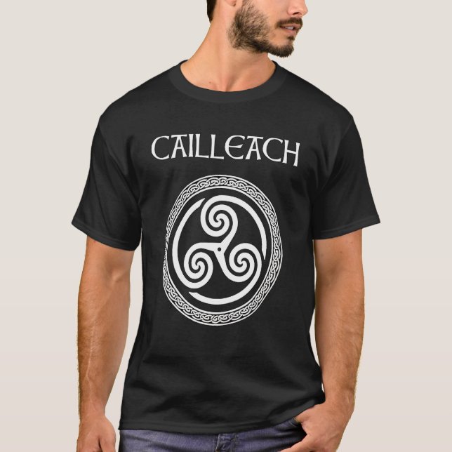 Cailleach Celtic Goddess Of Winter And Storms T-Shirt (Front)