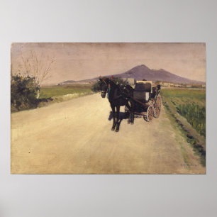 Caillebotte - A Road In Naples 1872 Poster