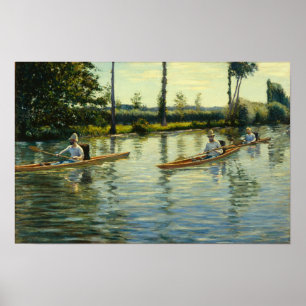 Caillebotte - Boating On The Yerres Poster