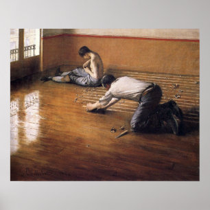 Caillebotte - Floor-Scrapers 1876 Poster