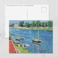 Caillebotte - Seine at Argenteuil, Boats at anchor