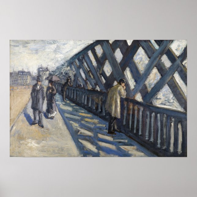 Caillebotte - Study For The Bridge Of Europe Poster (Front)