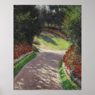 Caillebotte - The Path In The Garden Poster