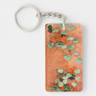 Caillebotte's Nasturces Keychain