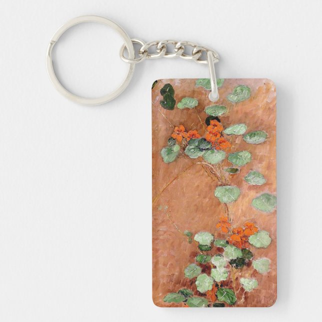 Caillebotte's Nasturces Keychain (Front)