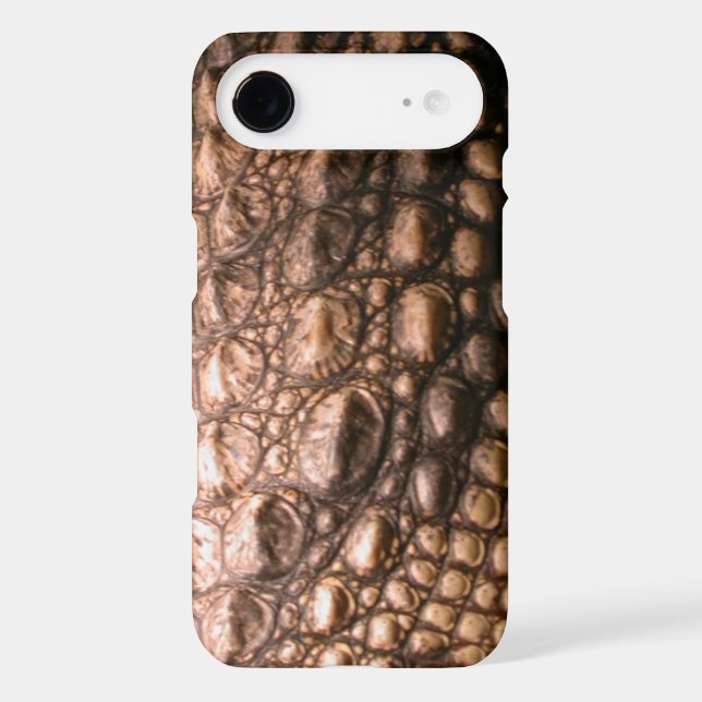 Caiman Crocodile Skin Reptile iPhone 4 Case (Back)