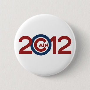 Cain 2012 Campaign Button