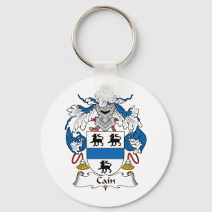 Cain Family Crest Keychain