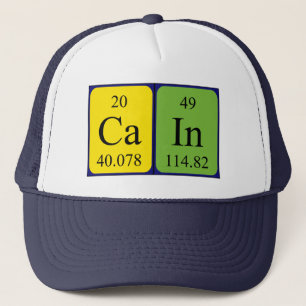 Cain periodic table name hat