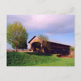 Cain Road Covered Bridge Postcard