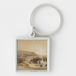 Caiphas looking towards Mount Carmel Volume II Keychain