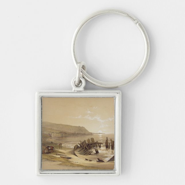 Caiphas looking towards Mount Carmel Volume II Keychain (Front)